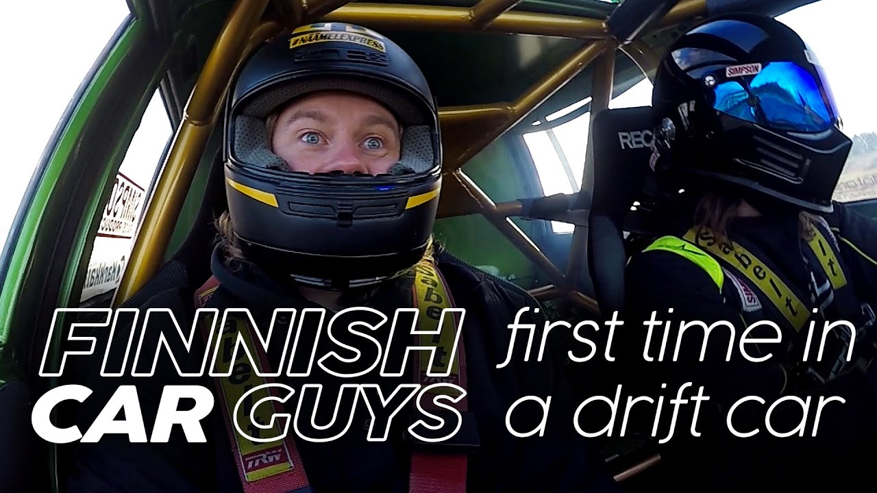 First time in a drift car - Drifting a BMW E30 M3 Touring with crazy Ostrobothnians