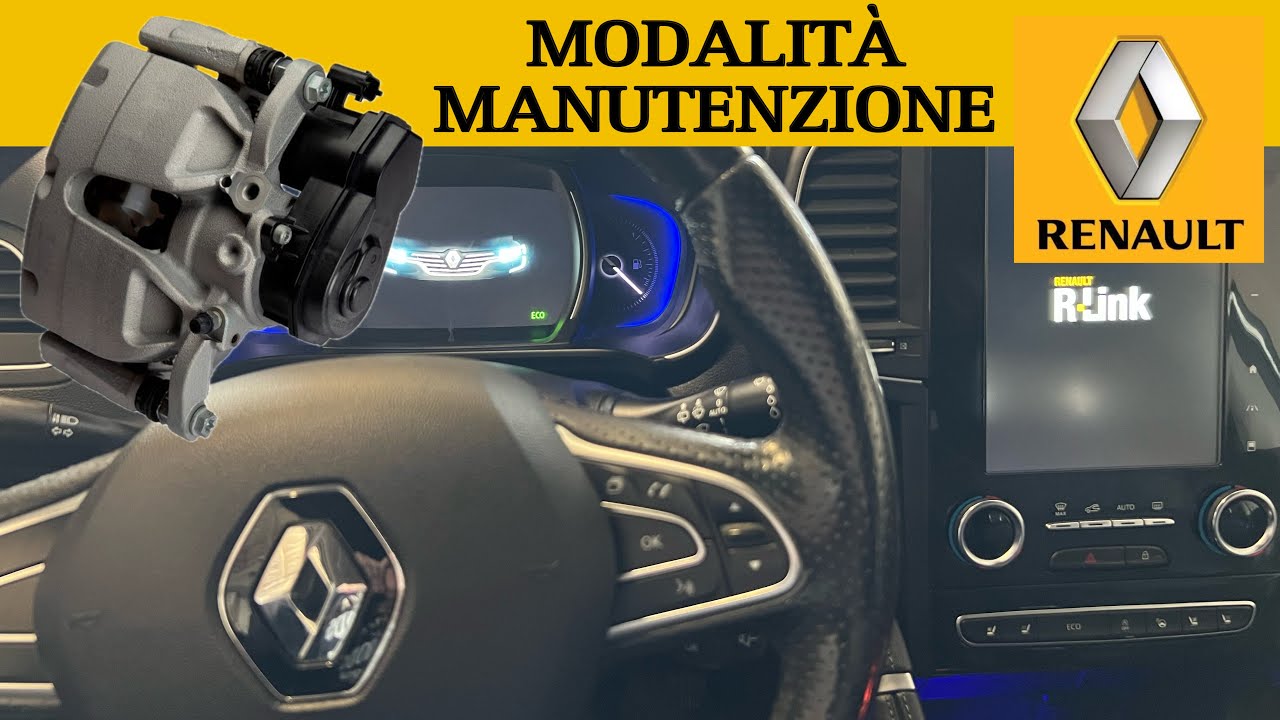Procedura sostituzione pastiglie (SENZA DIAGNOSI) Renault con R-LINK2