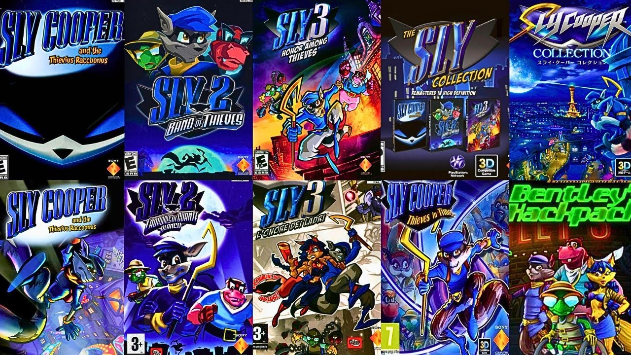 Эволюция игр серии SLY COOPER (2002-2013)