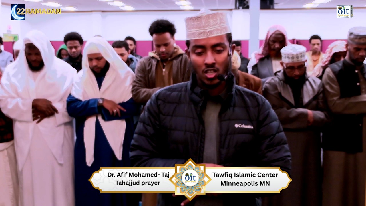 Dr Afif Mohamed- Taj 2nd night of Tahajjud at Tawfiq Islamic Center, Minneapolis- MN USA