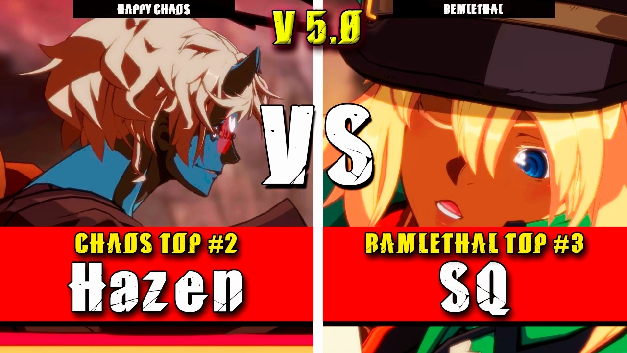 GGST | Hazen (Happy Chaos) VS SQ (Ramlethal) | Guilty Gear Strive High level gameplay