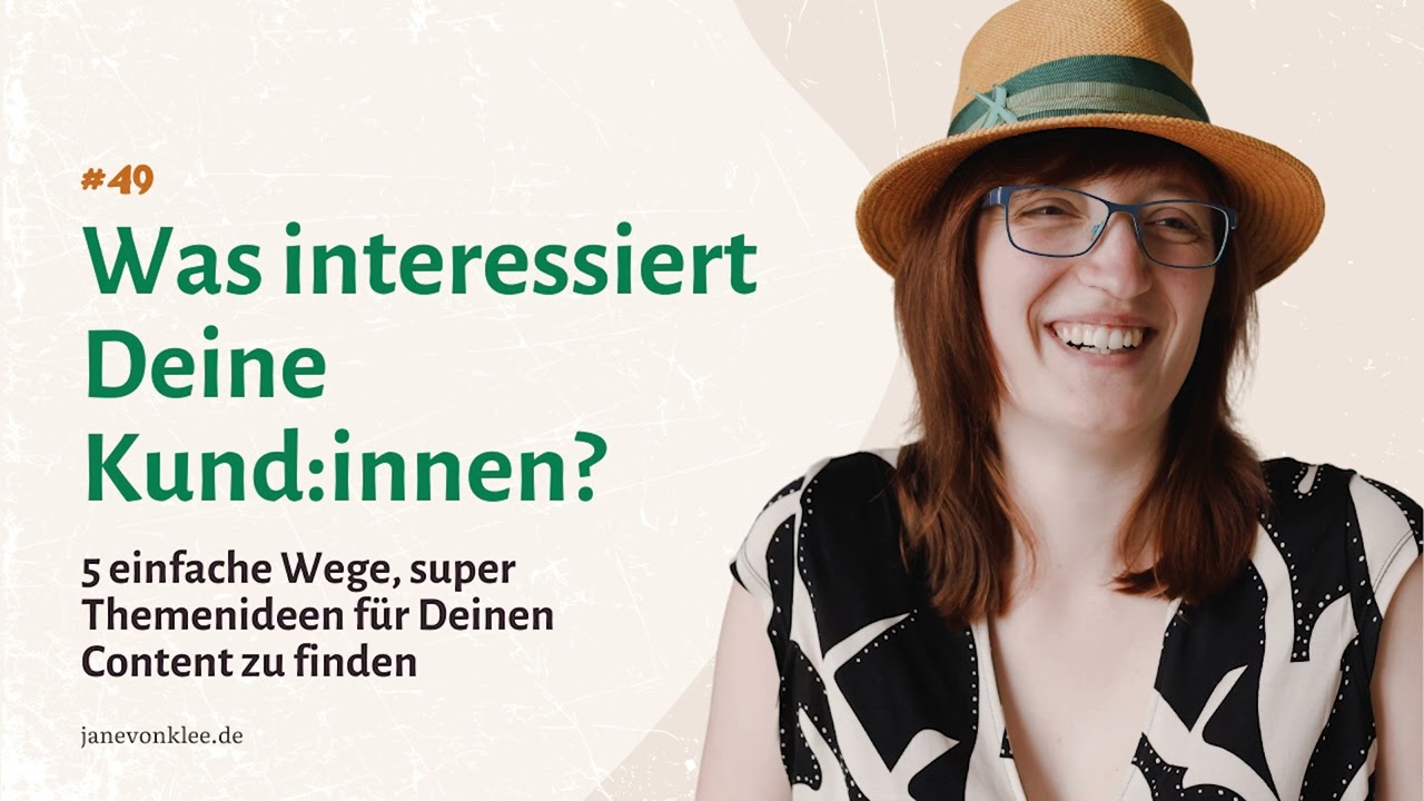 #49 – Themen für Blog & Content finden: 5 einfache Wege