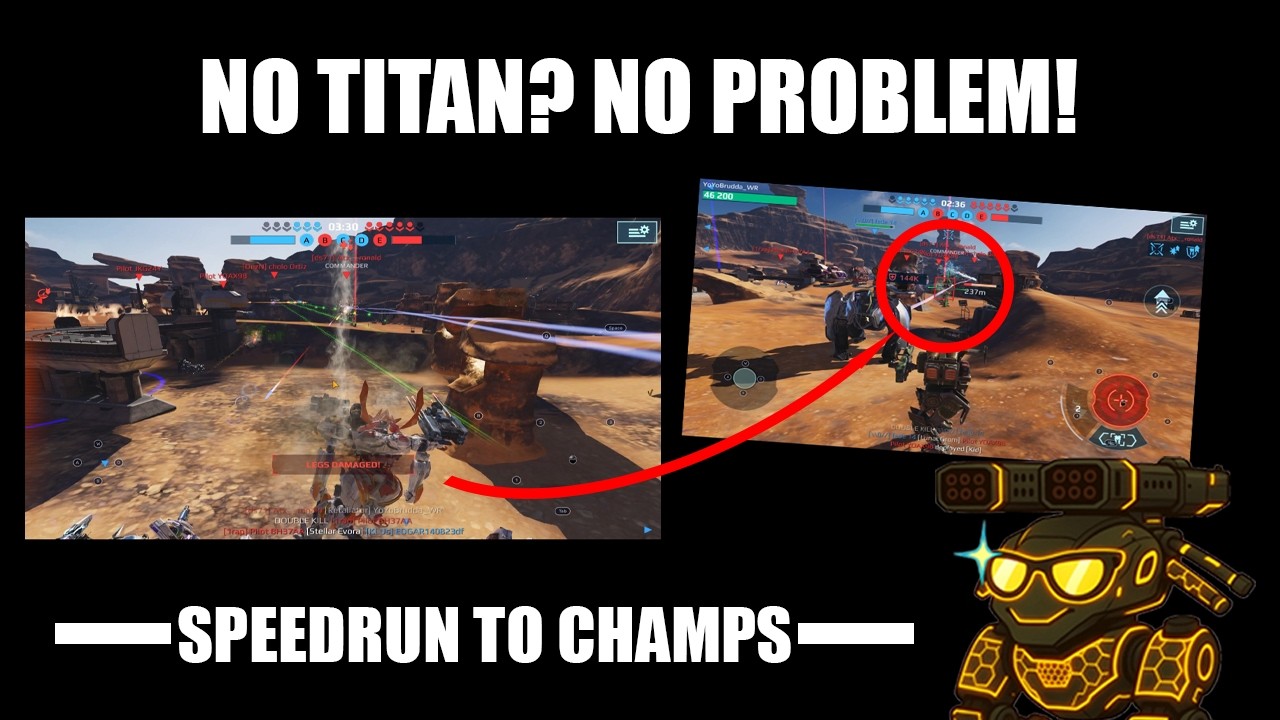 How To Deal With Stronger Opponents (#17) | War Robots Speedrun
