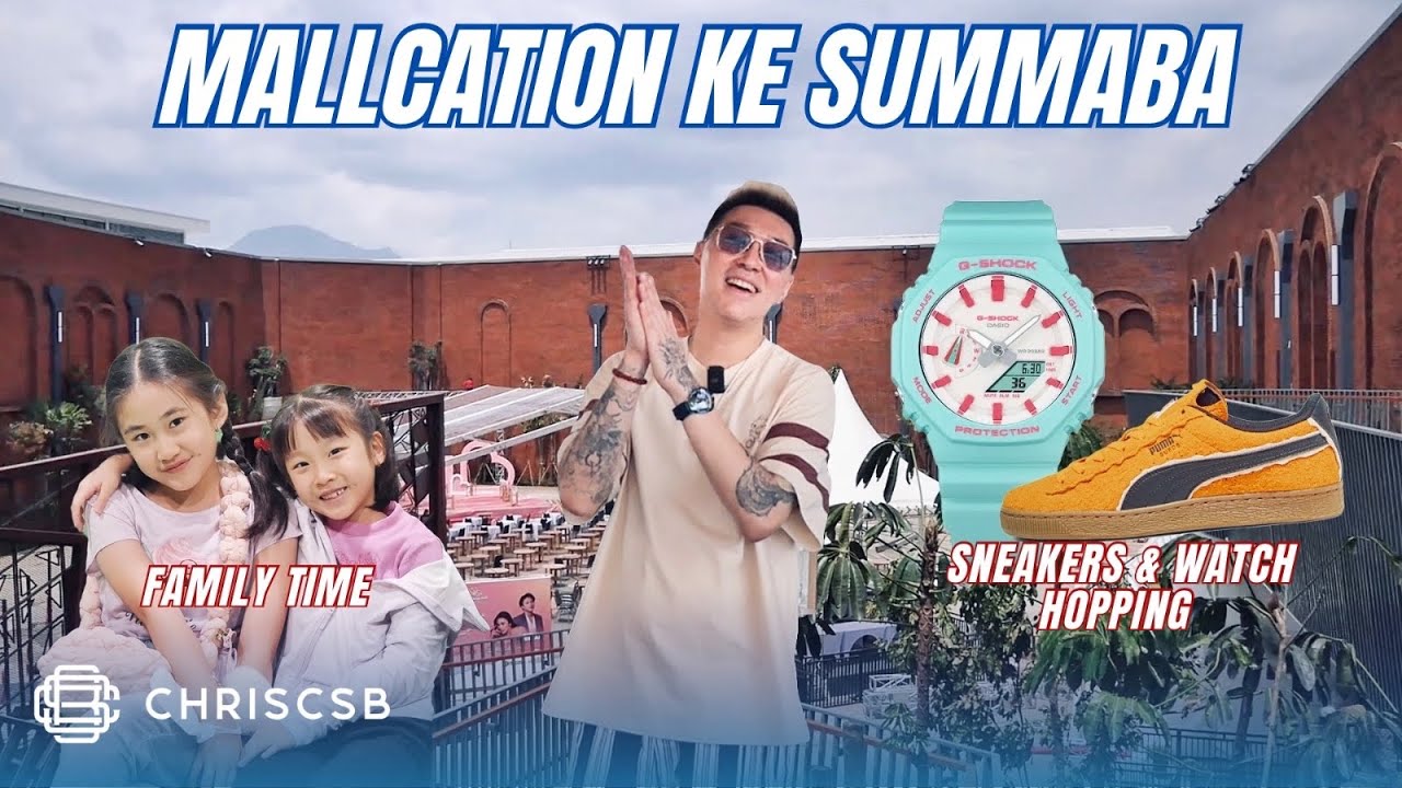 Mallcation ke Summarecon Mall Bandung, Sneakers, G-shock Casio | Gratis Antar Jemput dari Whoosh