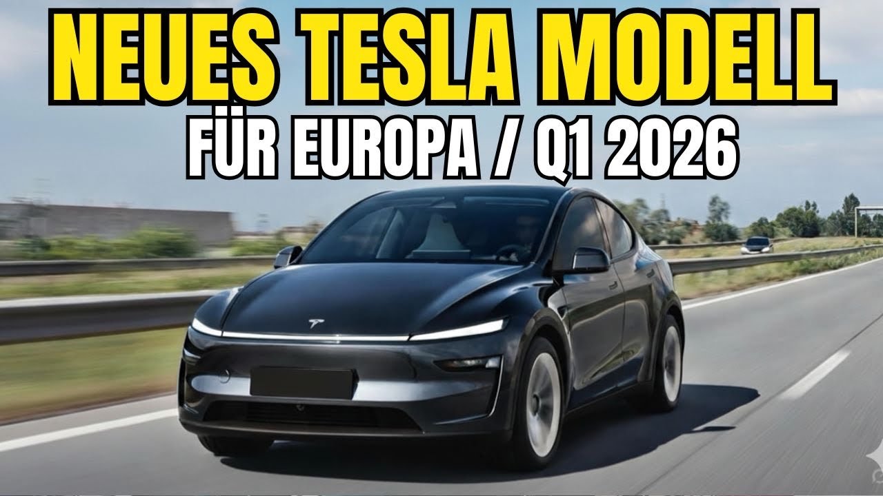 Tesla bringt neues Modell nach Europa + neuer Akku ab Q1 2026..