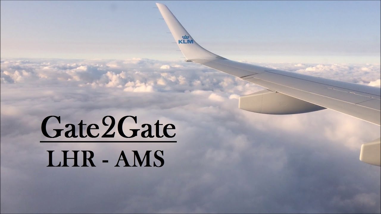 Gate2Gate - London ✈ Amsterdam - KLM Embraer ERJ190