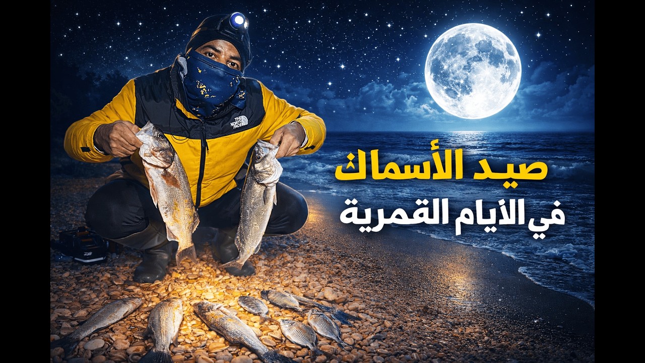 معلومات مهمة لنجاح الصيد 🎣 في الأيام القمرية 🌖 و ما علاقتها بنشاط الأسماك.. الجزء الثاني
