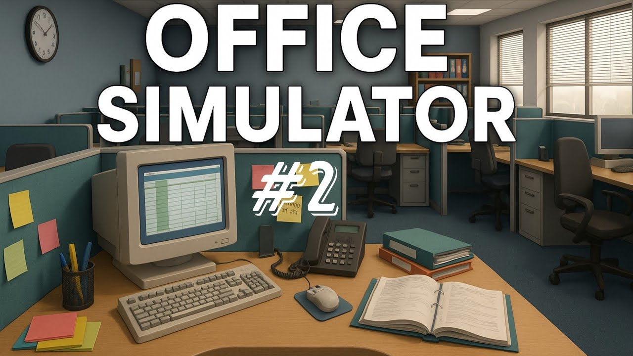 JEU OFFICE SIMULATOR sur pc #2 je montes en échelon.