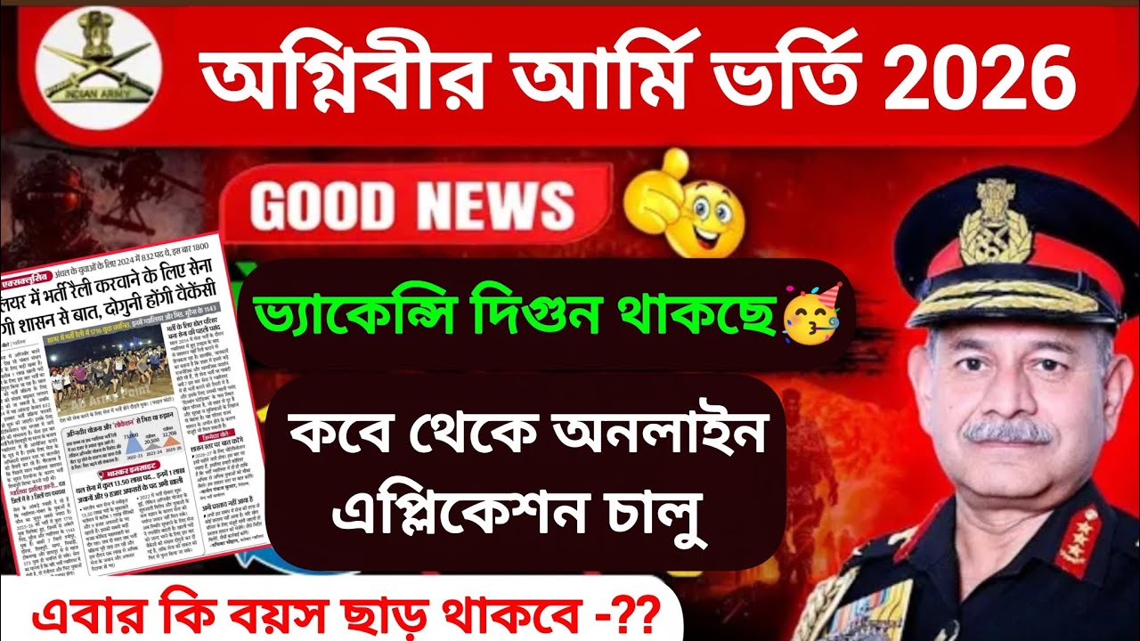 Big Update🎉 | Indian Army New Bharti 2026 | Army Bharti 2026 Form Kab Shuru Honge | Army Age Limit