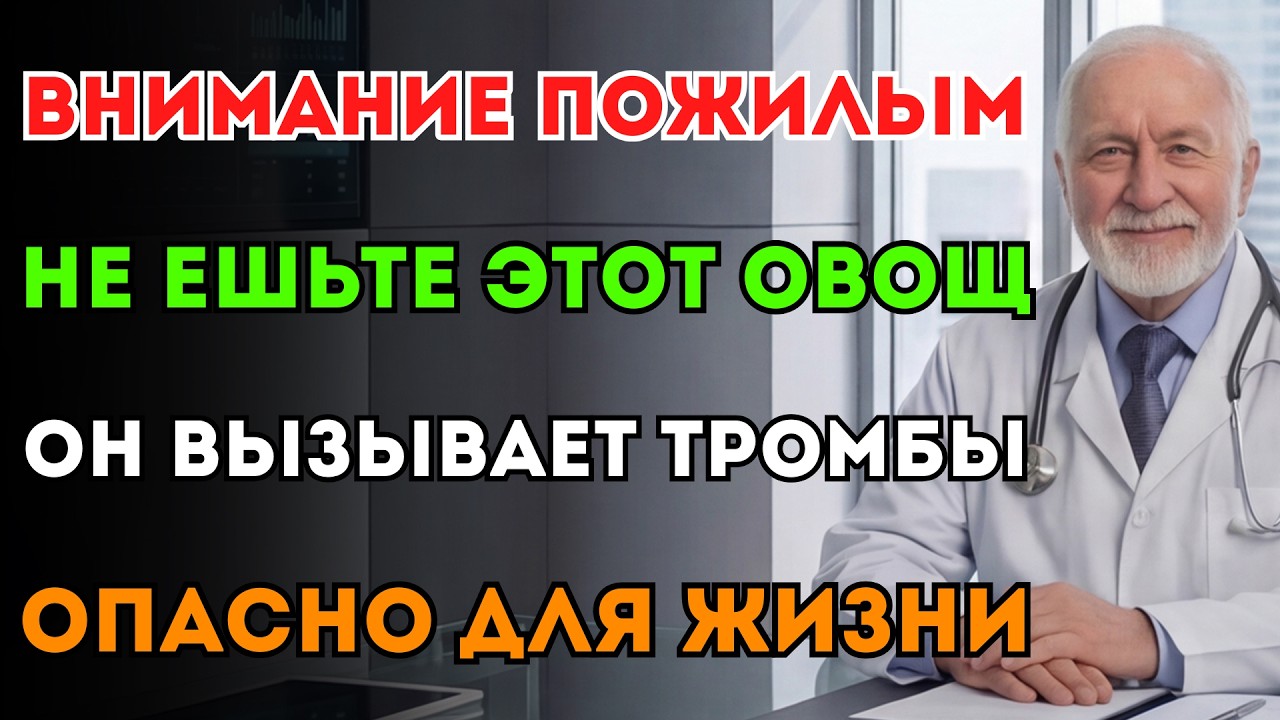 Медики бьют тревогу: ЭТОТ овощ вызывает инсульт мгновенно! Жизненно важно для всех пожилых