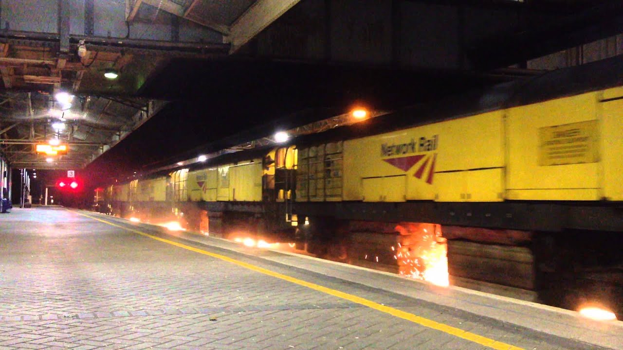 Rail Grinder at work