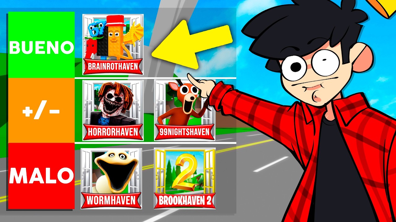 TIER LIST DE LOS JUEGOS FALSOS DE BROOKHAVEN!