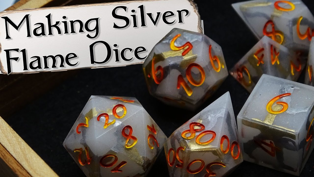 I Made Silver Flame Dice For My Eberron Light Cleric