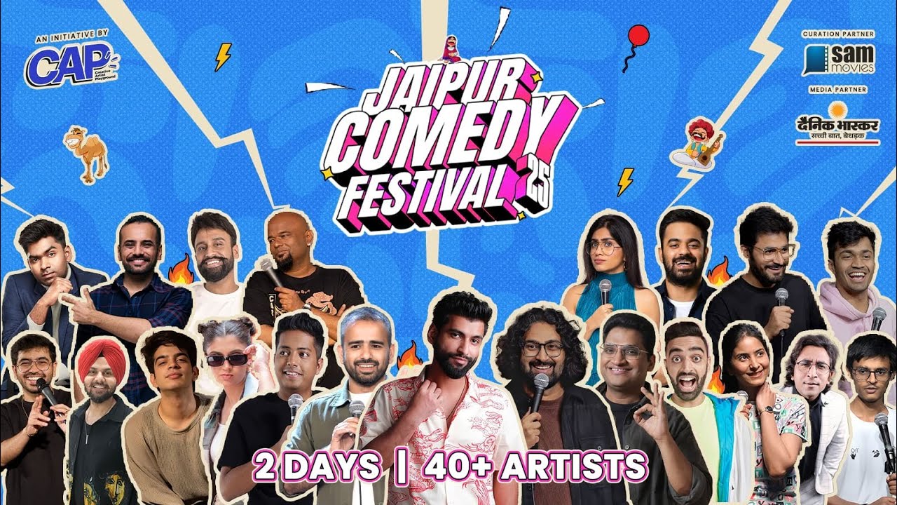 Jaipur comedy festival vlog - full masti. 
