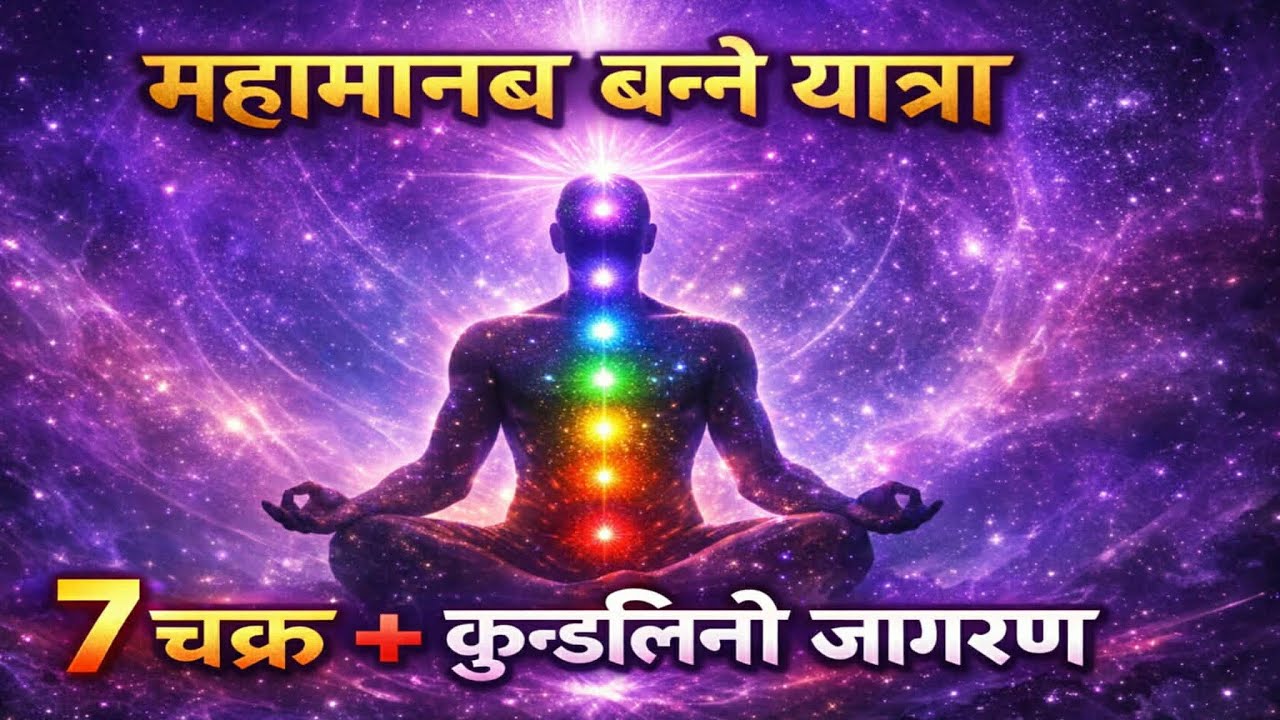 “कुण्डलिनी जागरण: सात चक्रबाट महामानव बन्ने यात्रा | पूर्ण मार्गदर्शन”