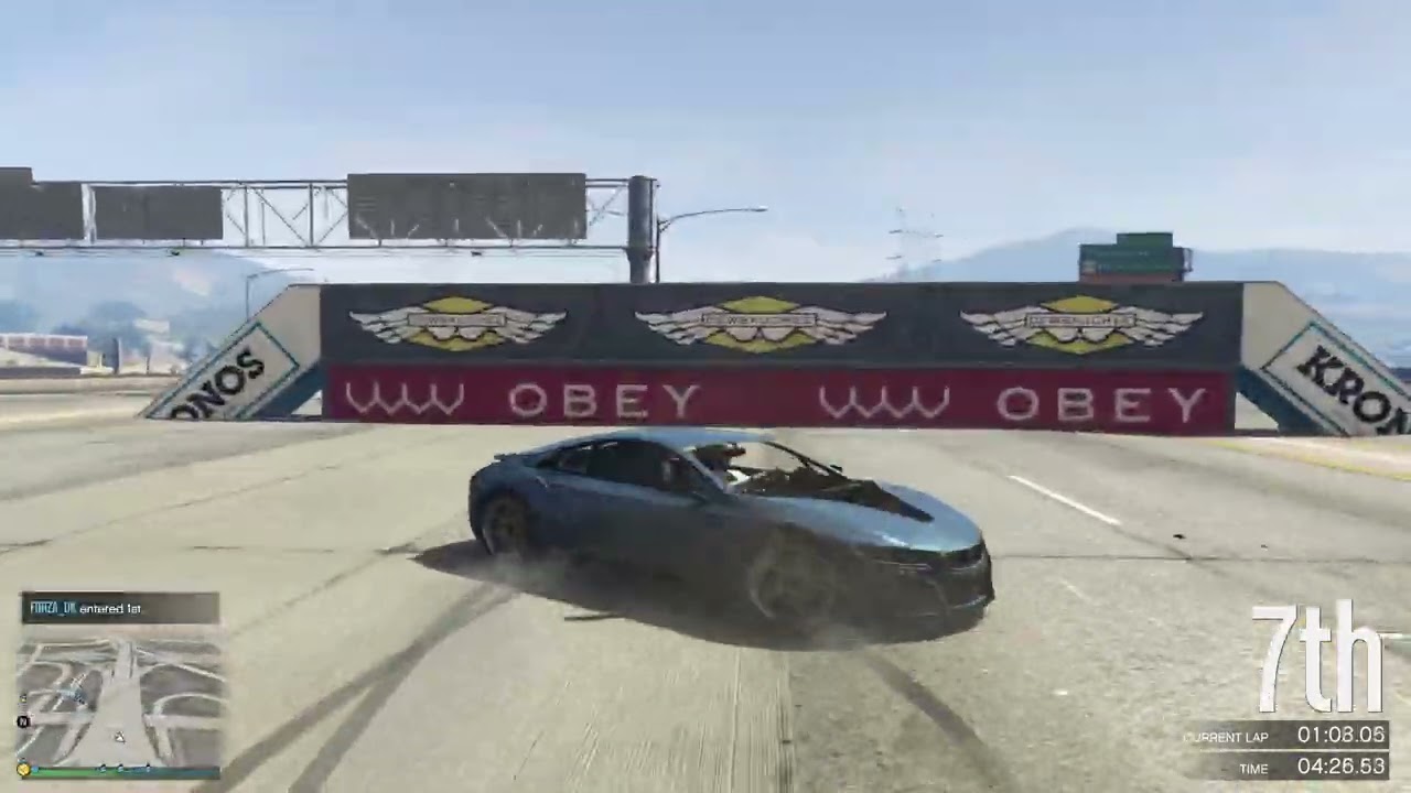GTA 5 ONLINE STUNT RACING MODE SPORT CLASS