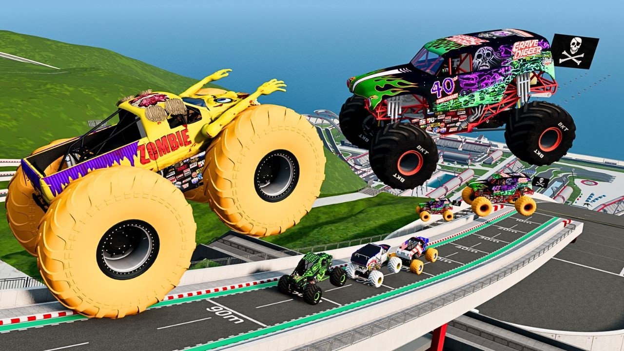Epic High Speed Car Jumps #61 &ndash; BeamNG Drive | BNG Astar