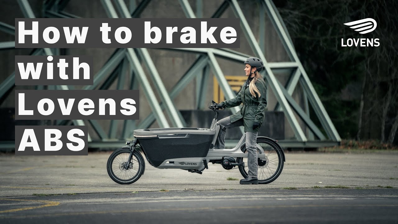 How to brake SAFE with a Lovens cargo bike (ABS)