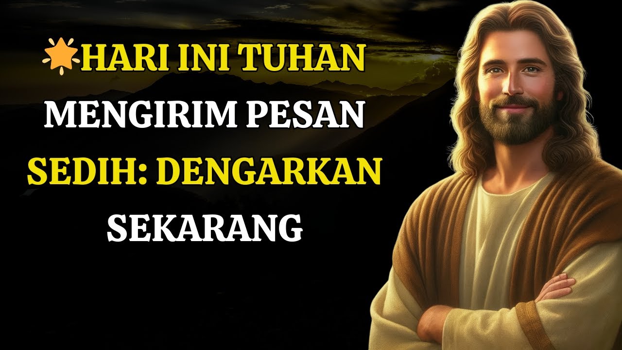 🌟“Hari Ini Tuhan Mengirim Pesan Sedih: Maafkan Aku, Anakku — Dengarkan Sekarang”