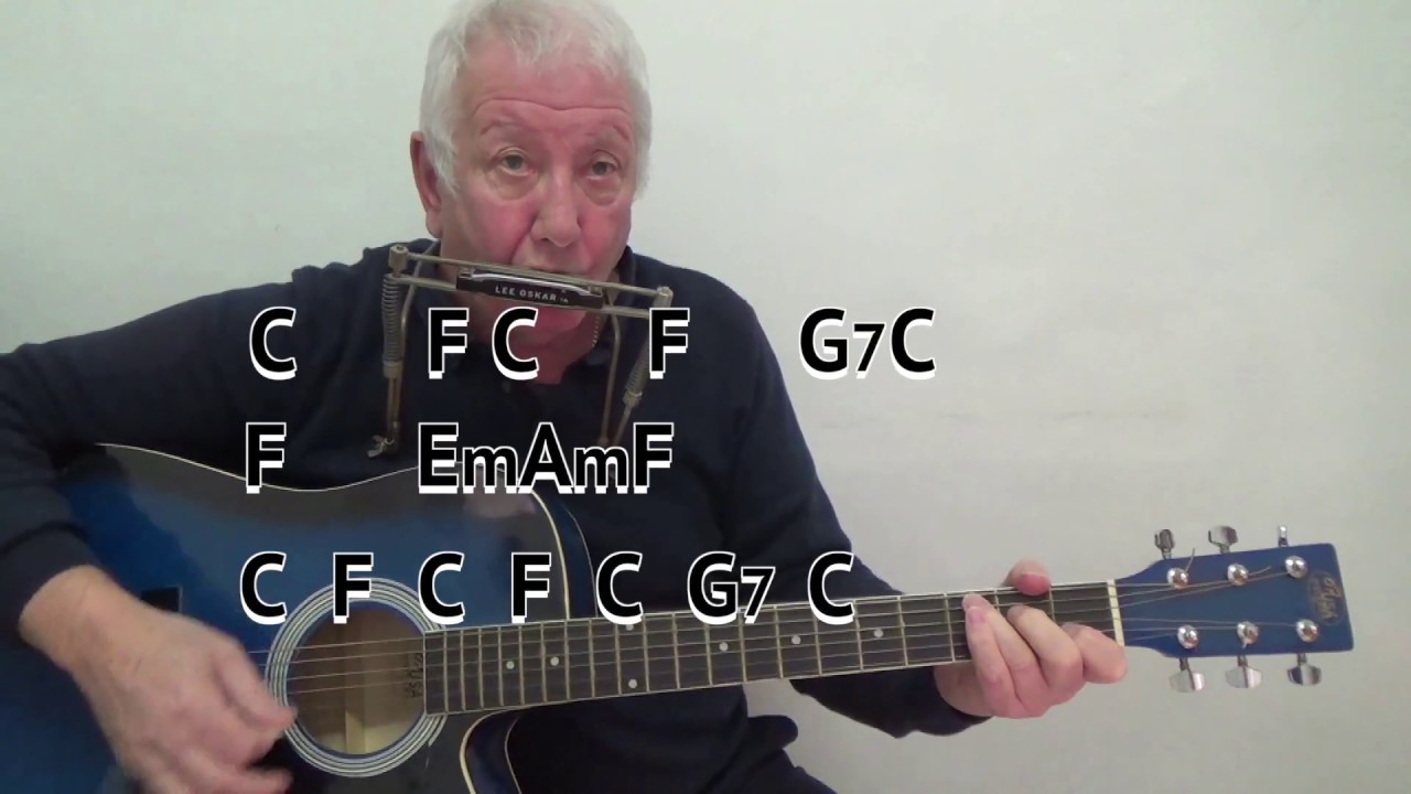 SHENANDOAH - Guitar/Harmonica - Lyrics With Chords