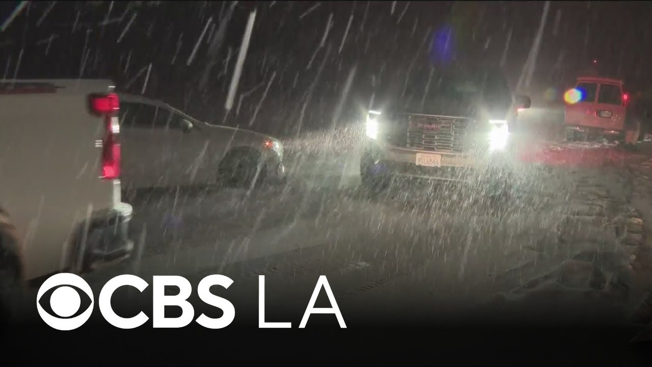 Winter storm brings snow and rain to Southern California with more in the forecast