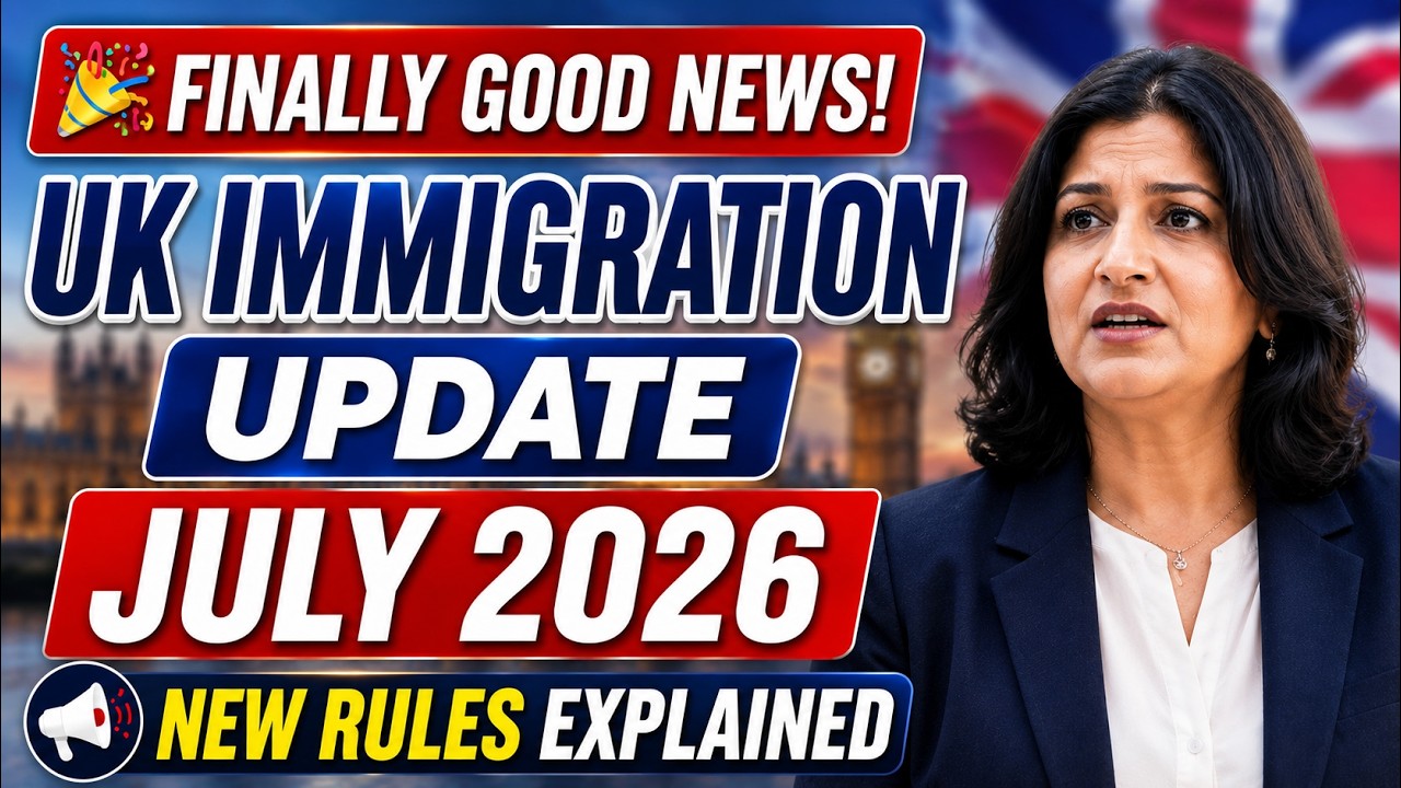 🎉 Finally Good News! UK Immigration Update July 2026: New Rules Every Applicant Must Know Today 🇬🇧