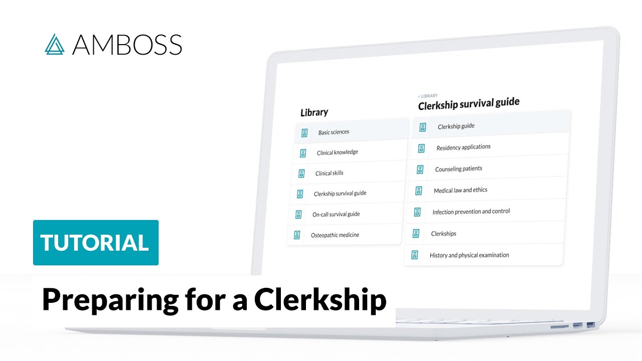Preparing for a Clerkship: AMBOSS Tutorial