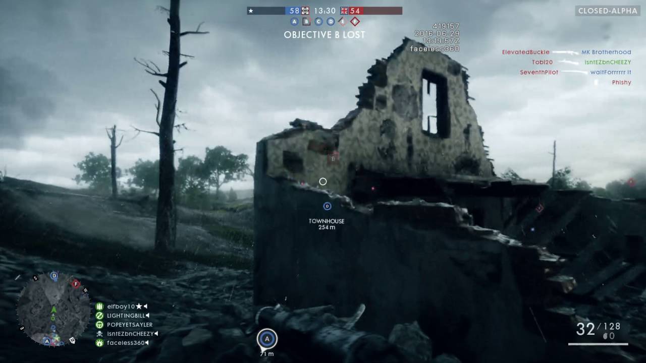 Battlefield 1 Closed Alpha : St. Quentin Scar : Conquest : Xbox One