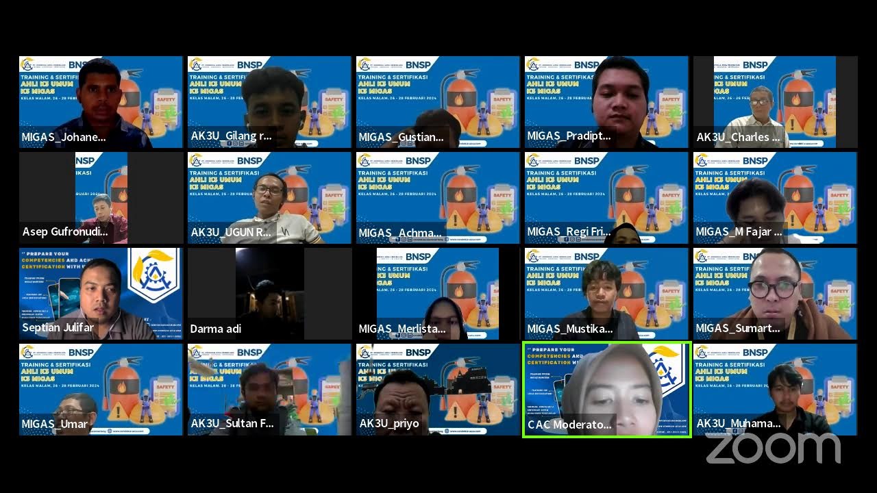 AK3U & K3 Migas BNSP | 27 Februari 2024