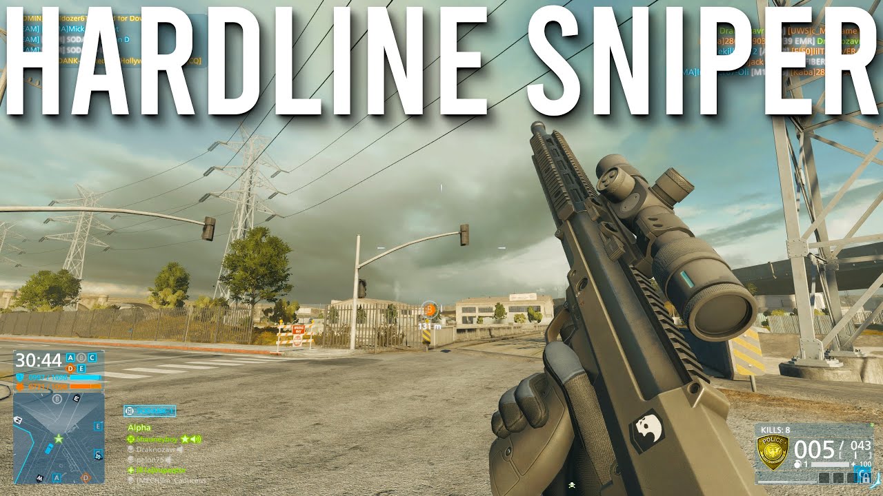 Battlefield Hardline Sniper