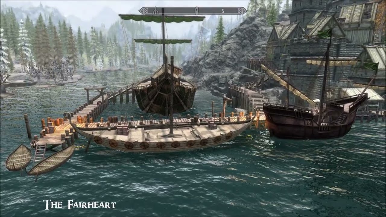 The Fairheart - Player-Owned Ship Home - Skyrim Special Edition