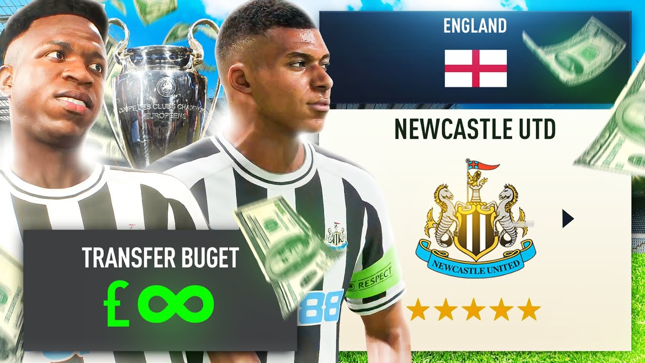 I Rebuild NEWCASTLE UNITED with UNLIMITED MONEY! 💰 FIFA 23