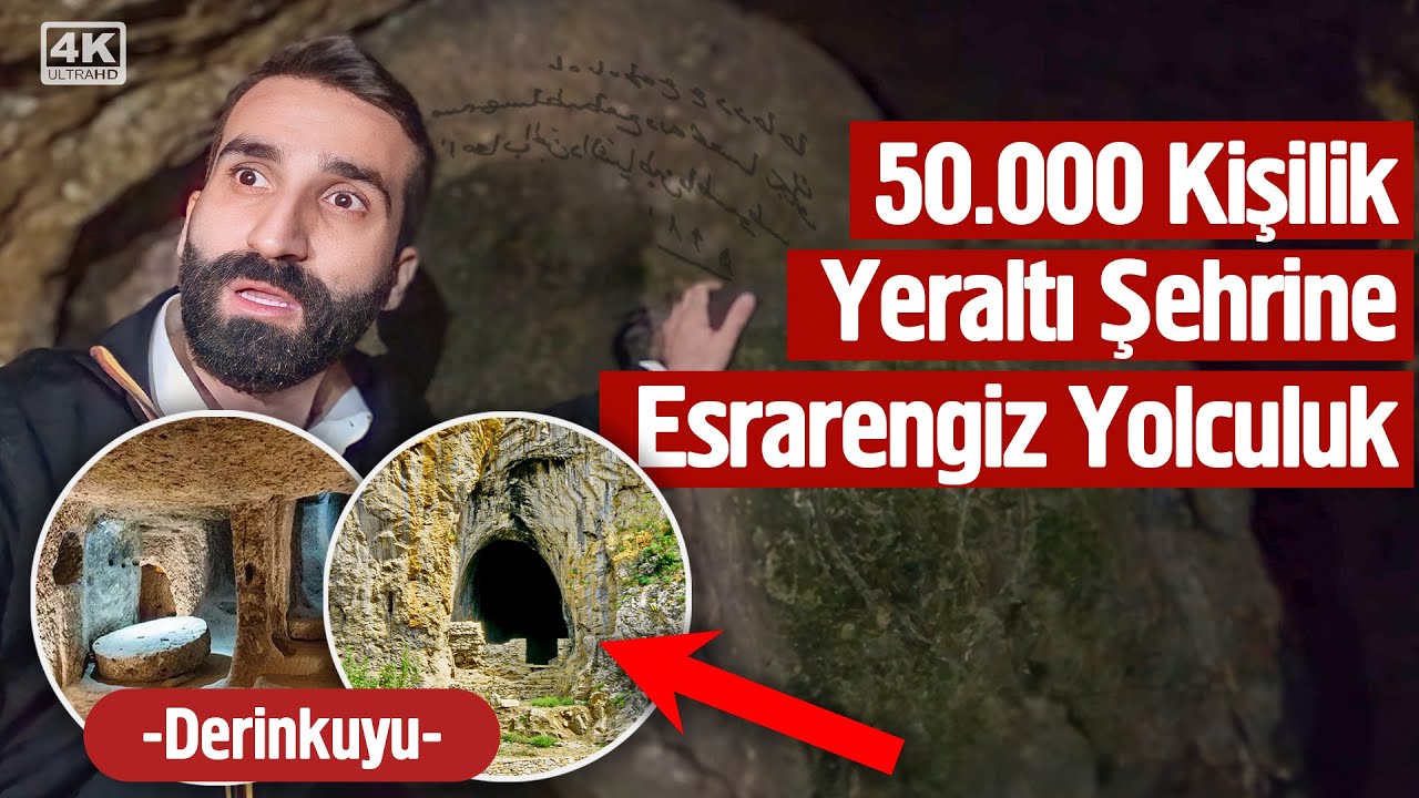 50.000 Kişilik Yeraltı Şehrine Esrarengiz Yolculuk: Derinkuyu - Nevşehir