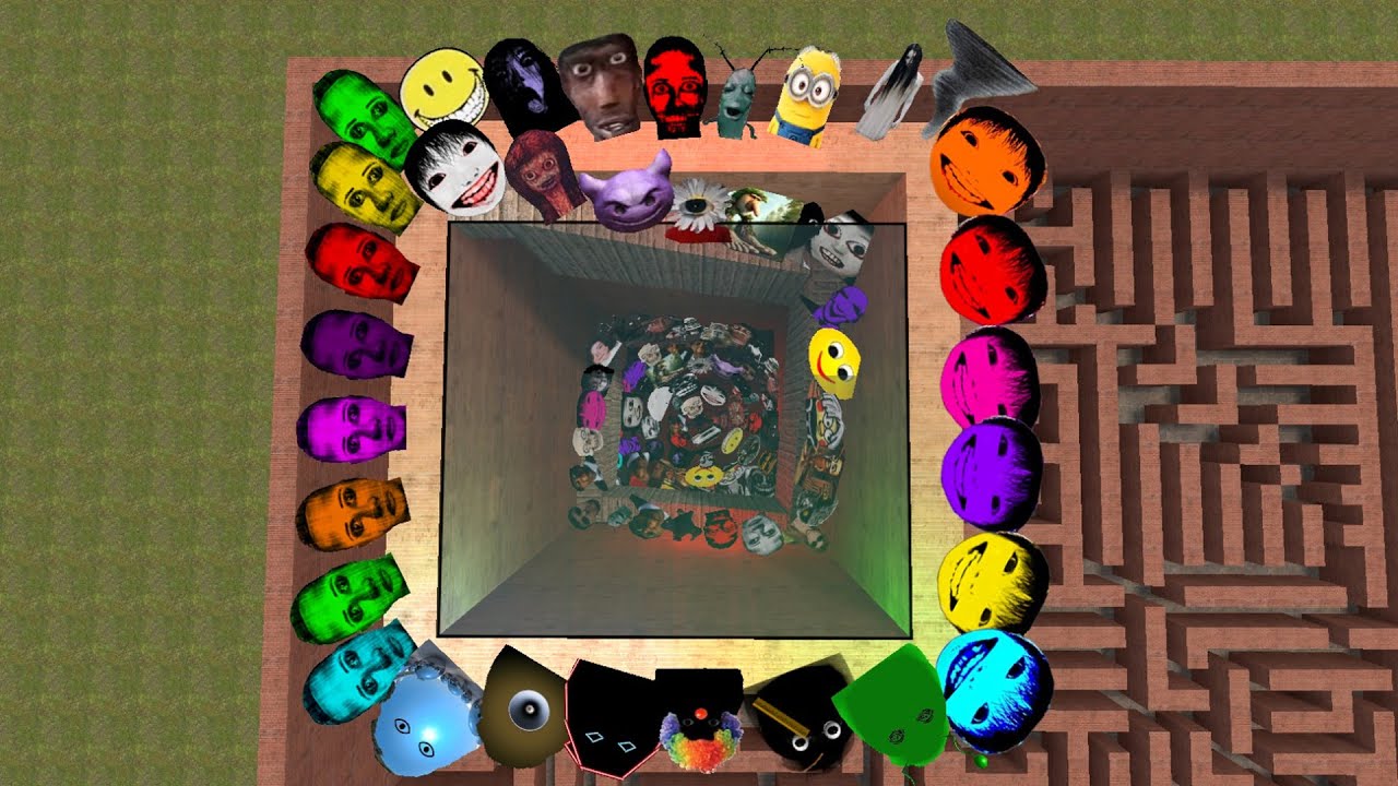 BIG AUUGHH TOILET ANGRY MUNCI OBUNGA PLANKTON AND CRAZY FROG BOTS GMOD