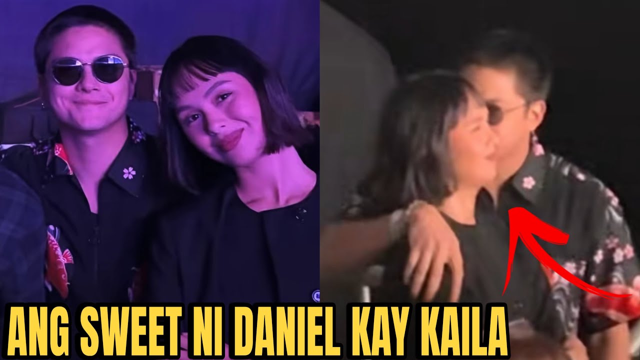 HINALIKAN at NIYAKAP ni Daniel Padilla si Kaila Estrada sa Concert ng IV of Spades