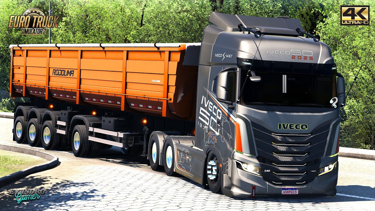 IVECO S-WAY 50 ANOS Pura Potencia (42 t) CAÇAMBA FACCHINI 4Eixos Ets2 V1.57