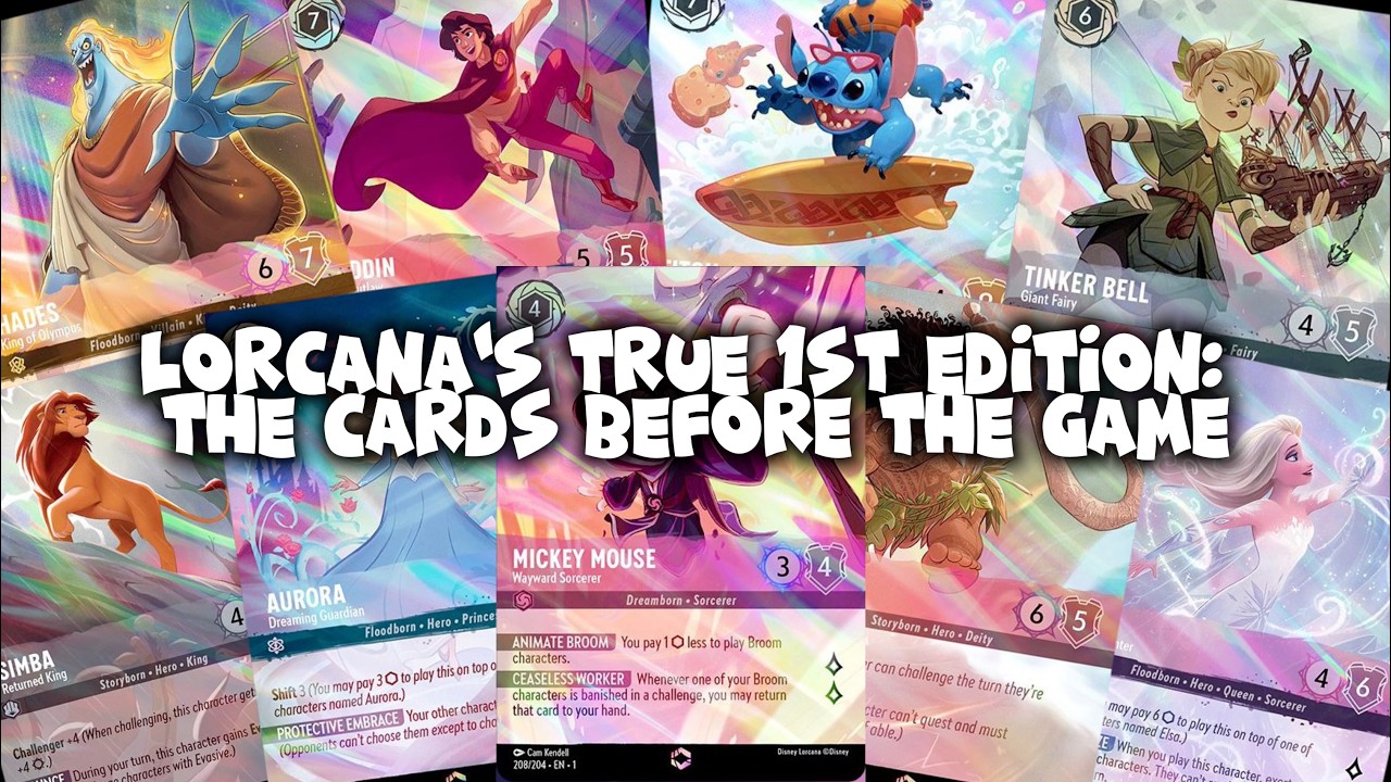 Lorcana's True 1st Edition Cards Explained