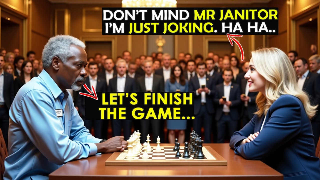 Grandmaster Invites a Janitor to Play Chess as a Joke—But Instantly Regrets It After His First Move!