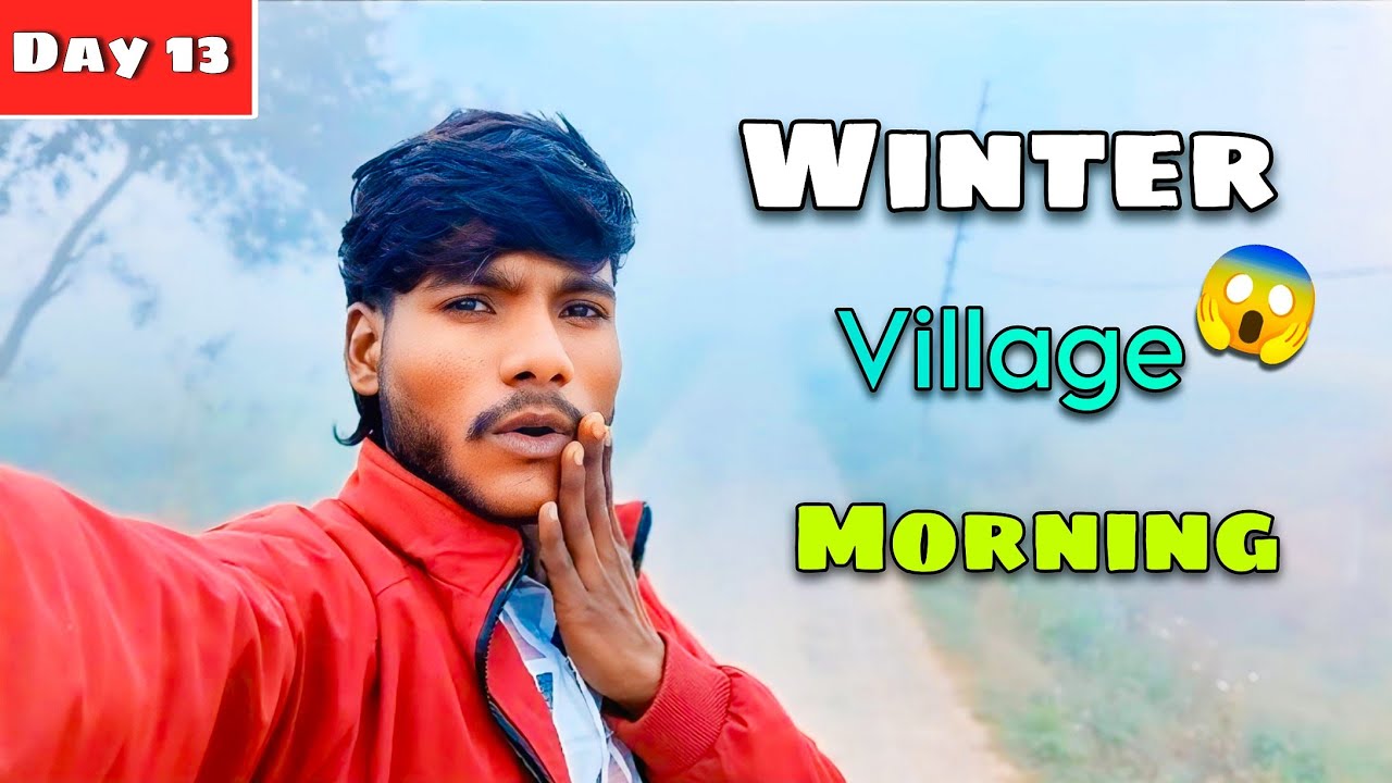 Village Fog Morning Vlog 😱