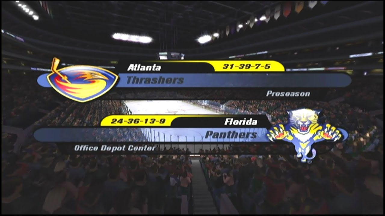 NHL Rivals 2004 (Xbox) Thrashers vs Panthers