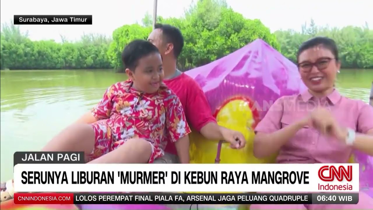Srunya Liburan Murmer Di kebun Raya Mangrove | REDAKSI PAGI (08/03/26)