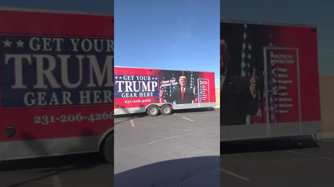 Donald Trump in the Hood Save America Tour With Officer Pillsbury