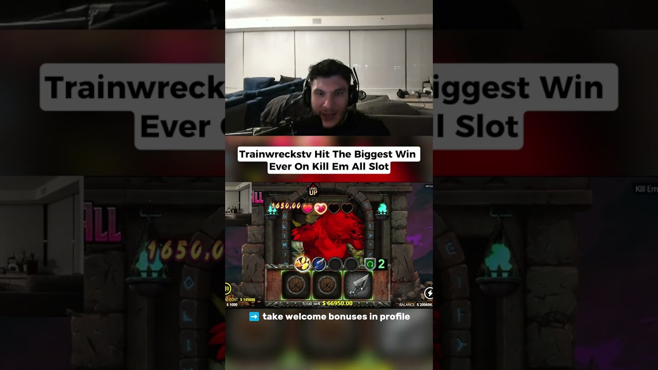 The Biggest Win Ever On Kill Em All Slot #slots #slotmachine #slotonline #shorts