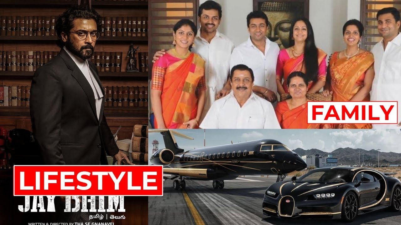 South Actor Suriya Lifestyle 2021 , Jai Bhim, Biography, Networth, Family, Wife, Car Collection