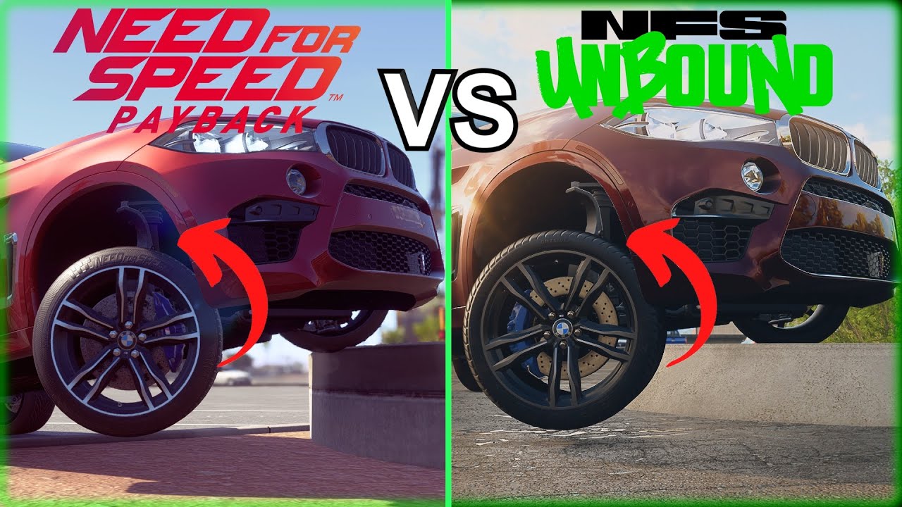 NFS Payback vs NFS Unbound (Physics Graphics and Race)