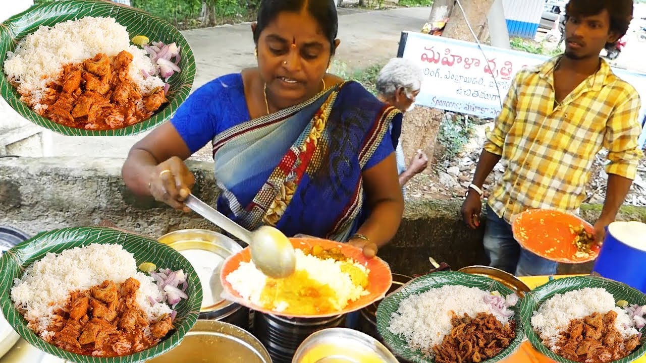 Happy to Serve You | Cheapest Roadside Unlimited Meals | #StreetFood