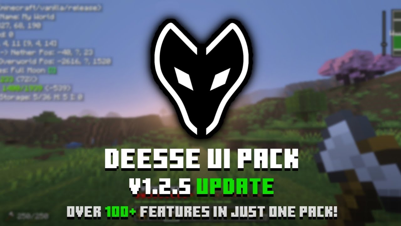 D&eacute;esse UI v1.2.5 Release! - Minecraft Bedrock Edition
