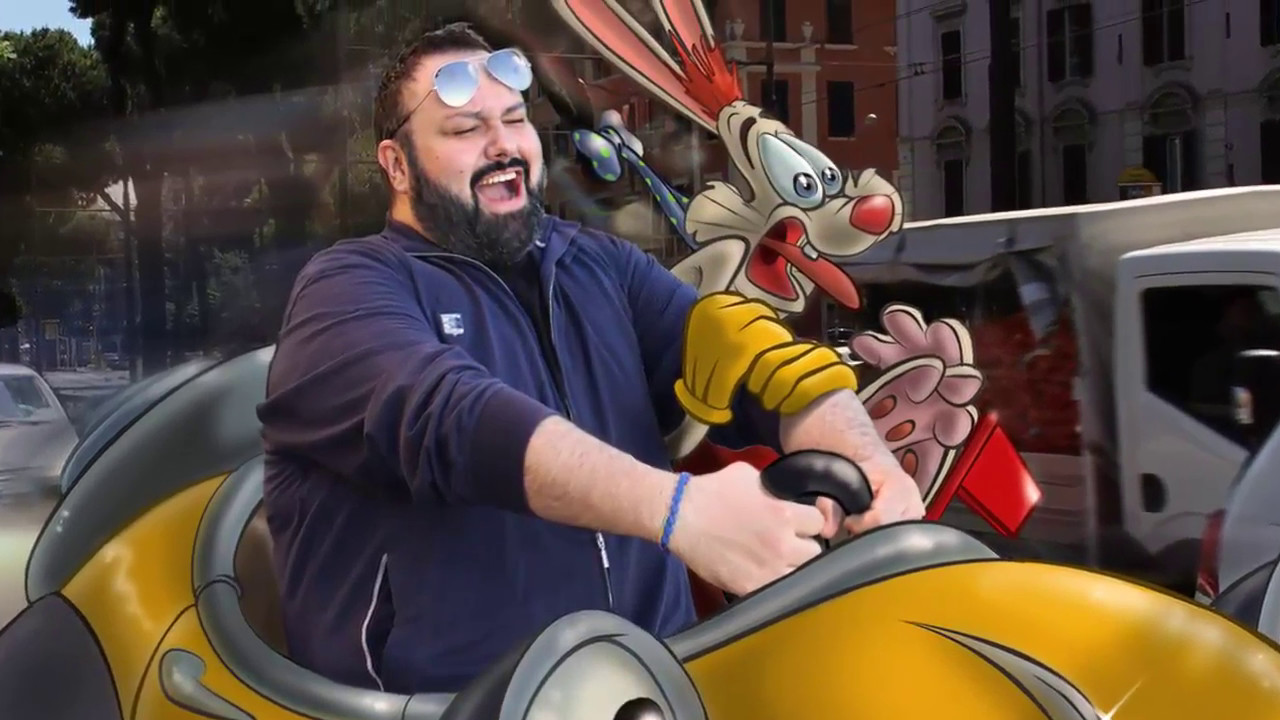 fotodisegno con Roger Rabbit