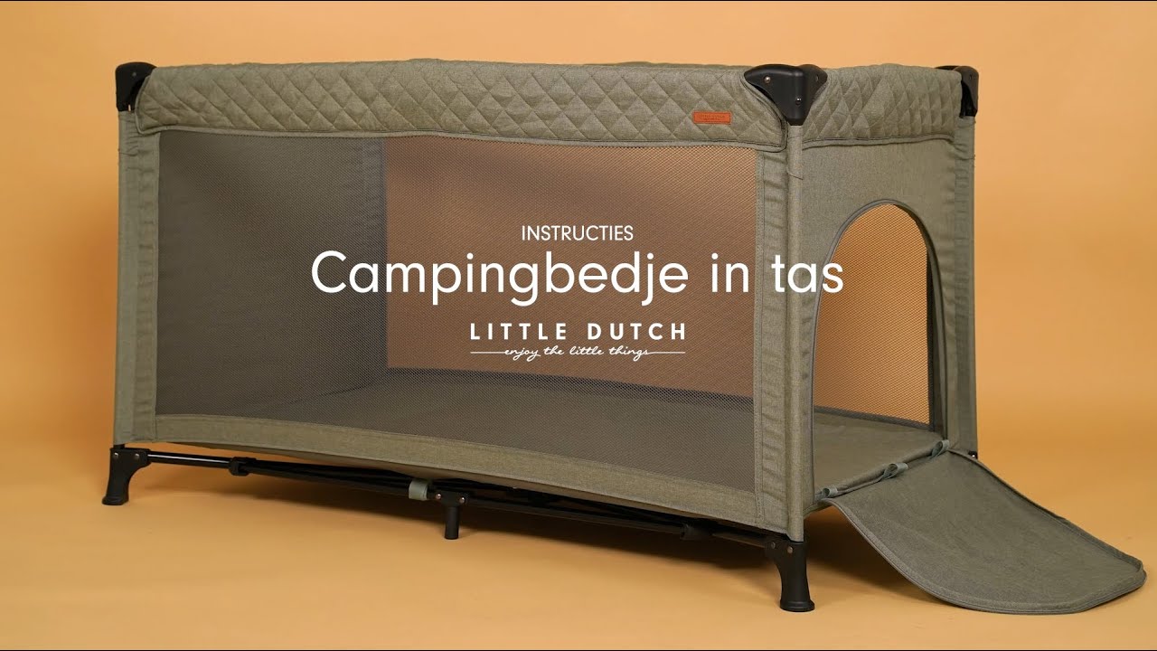 Little Dutch | Instructievideo Campingbedje in Tas