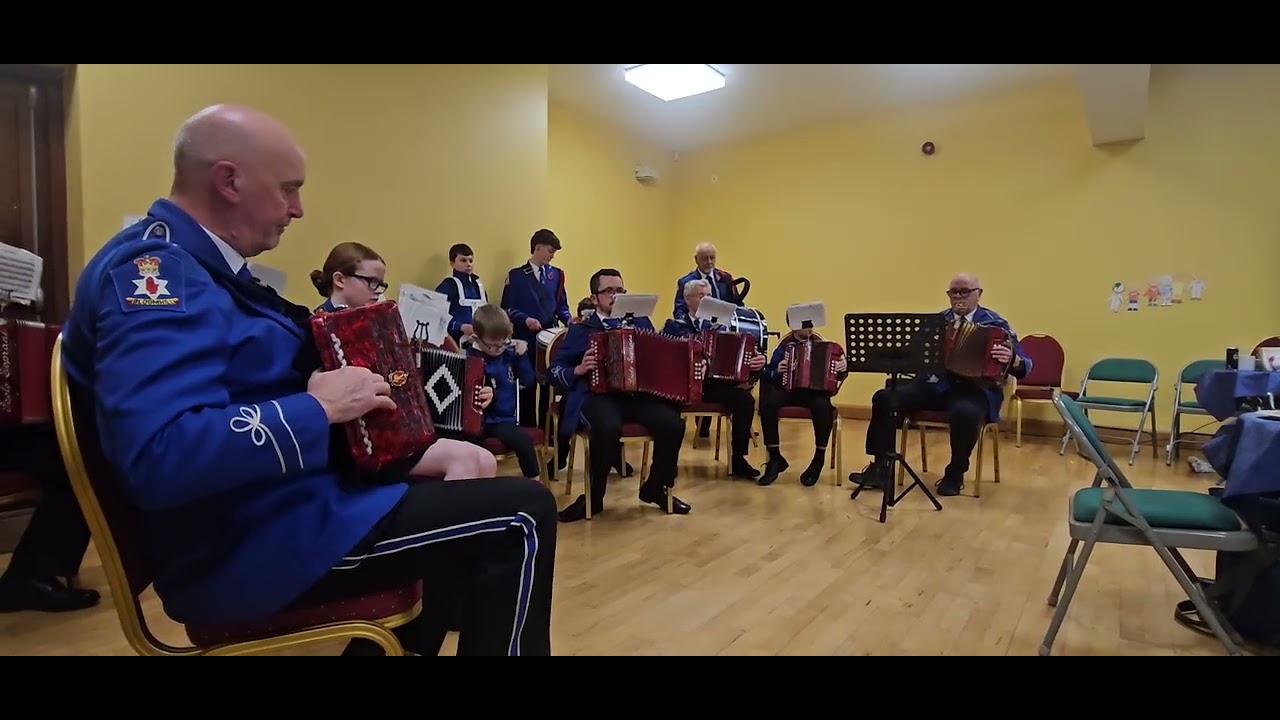 Bloomhill Accordion Band performing in St Andrews Church Hall, Killyman 01-11-25 Part 3 #Bloomhill 
